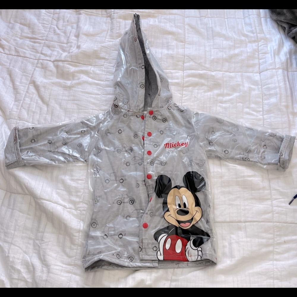 Mickey Mouse Raincoat And Rain Boots